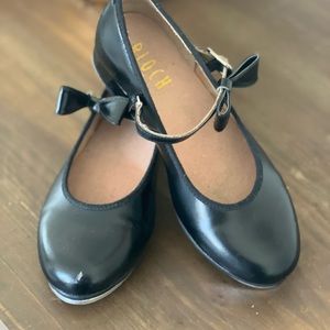 Bloch Merry Janes Girls Tap Shoes Size 1 M youth